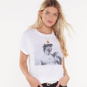 Nasty Gal “statue” tee shirt